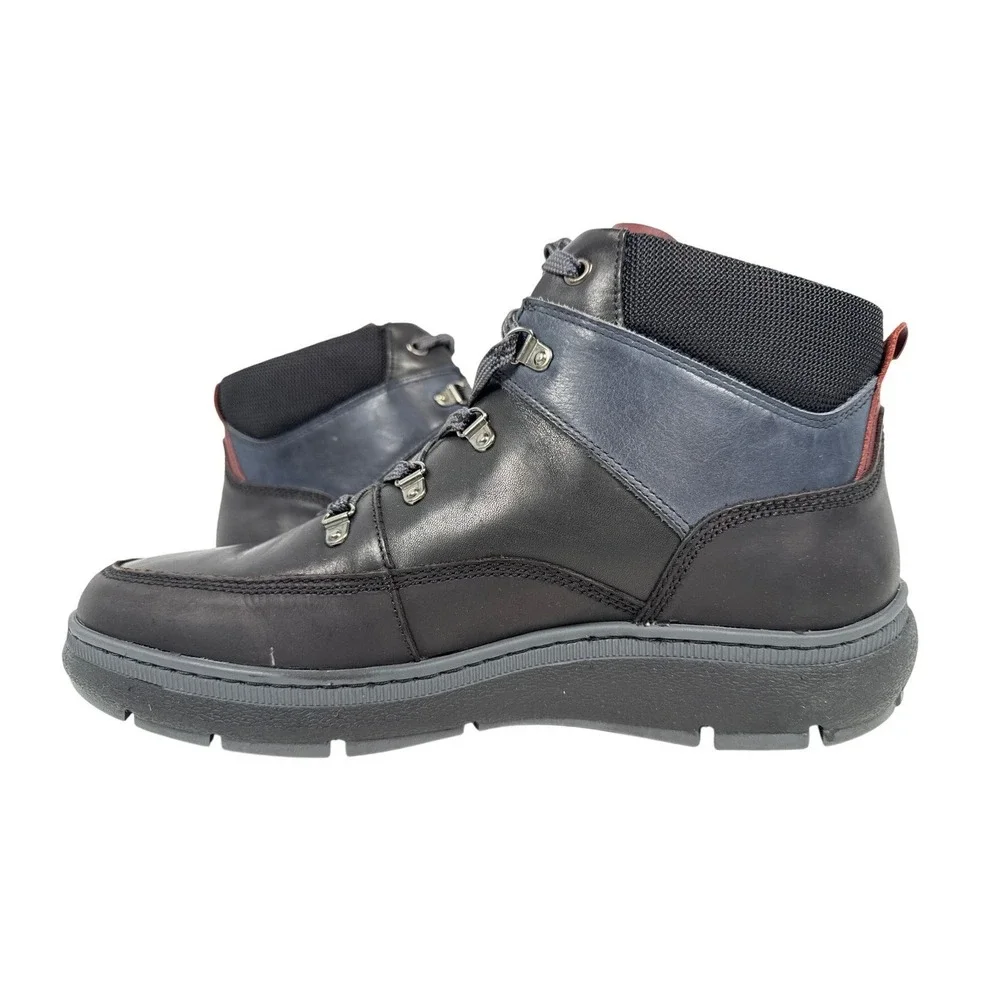 Pikolinos Caceres‎ Ankle Boots Mens 9 9.5 EU 43 Black Blue Leather Comfort WP